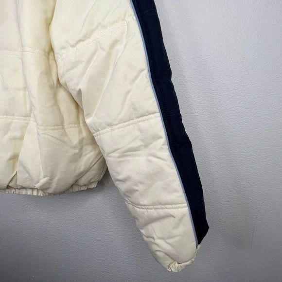 Kool! Italian Puffer Jacket White Milan Designer Winter Women’s Medium EUC - Picture 5 of 16